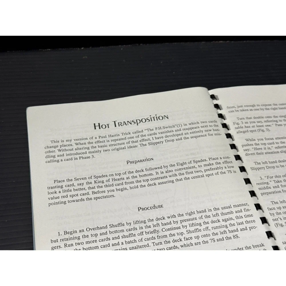 Double Card Technique Lecture Notes Rafael Benatar Magic Tricks Magician